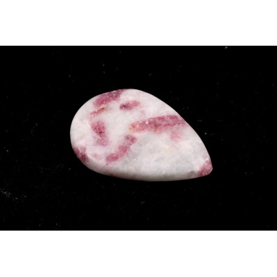 Kabošon Růžový Turmalín č.7368 (29x19x5mm)