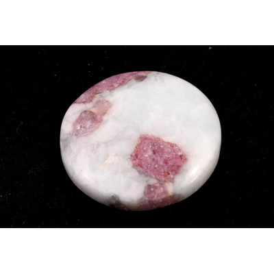 Kabošon Růžový Turmalín č.7370 (31x7mm)