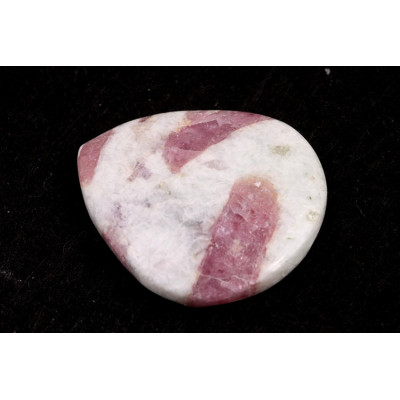 Kabošon Růžový Turmalín č.7371 (34x30x6mm)