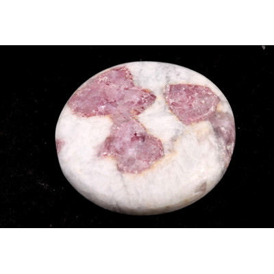 Kabošon Růžový Turmalín č.7373 (34x7mm)