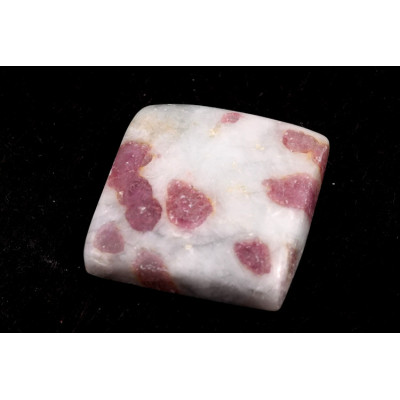 Kabošon Růžový Turmalín č.7374 (27x28x8mm)