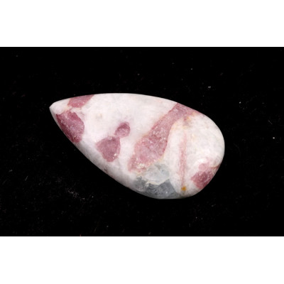 Kabošon Růžový Turmalín č.7376 (35x20x7mm)