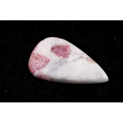 Kabošon Růžový Turmalín č.7379 (35x21x5mm)