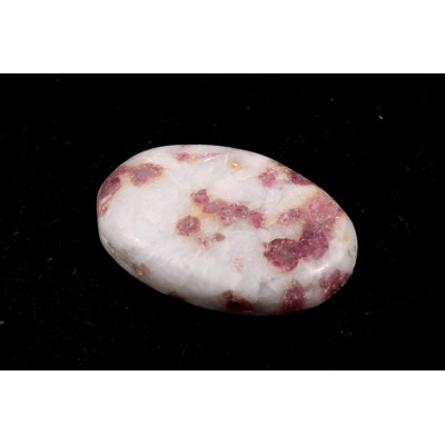 Kabošon Růžový Turmalín č.7380 (32x21x7mm)