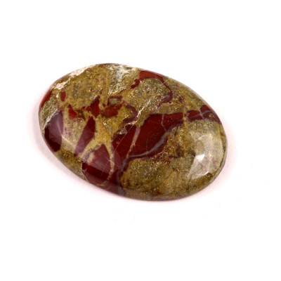 Kabošon Dragon Blood Jasper č.2194 (34x25x6mm)