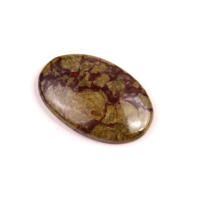 Kabošon Dragon Blood Jasper č.2196 (31x20x5mm)