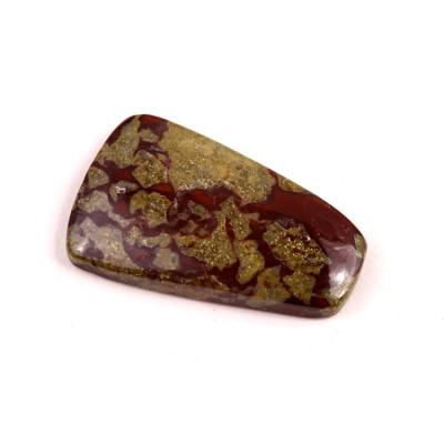 Kabošon Dragon Blood Jasper č.2200 (33x20x5mm)