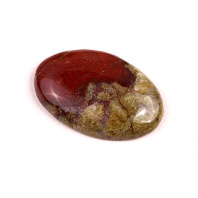 Kabošon Dragon Blood Jasper č.2204 (34x22x6mm)
