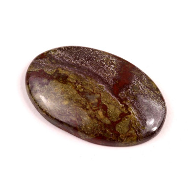 Kabošon Dragon Blood Jasper č.2205 (37x24x6mm)