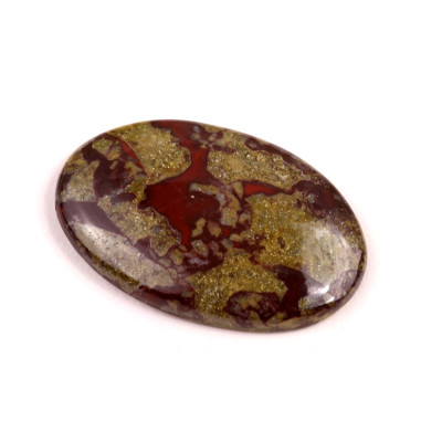 Kabošon Dragon Blood Jasper č.2209 (36x23x5mm)