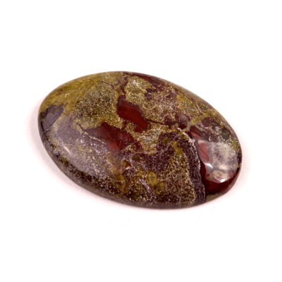 Kabošon Dragon Blood Jasper č.2213 (37x25x6mm)