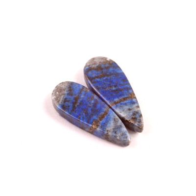 Kabošony páry Lapis Lazuli č.P754 (28x11x5mm)