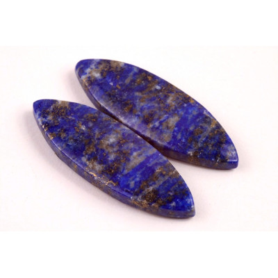 Kabošony páry Lapis Lazuli č.P758 (41x14x5mm)