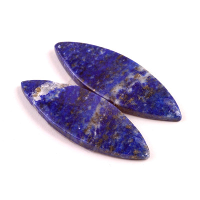 Kabošony páry Lapis Lazuli č.P759 (42x15x5mm)