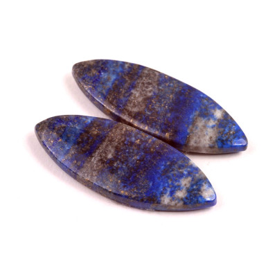 Kabošony páry Lapis Lazuli č.P761 (40x15x5mm)