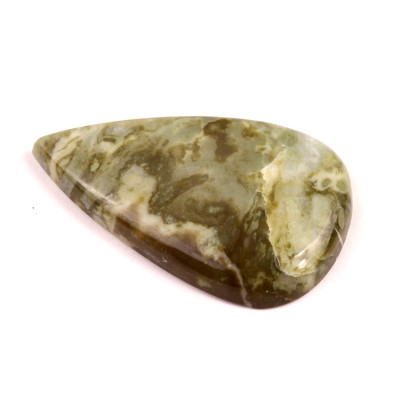 Kabošon Epidote Jasper č.1645 (46x29x7mm)