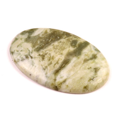 Kabošon Epidote Jasper č.1647 (50x32x7mm)