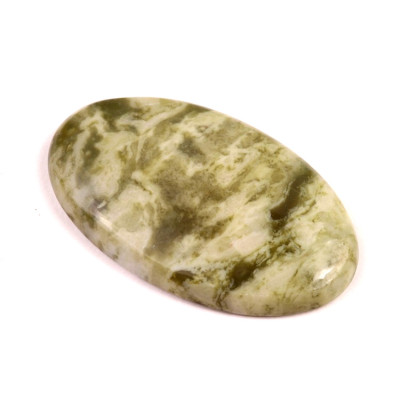 Kabošon Epidote Jasper č.1651 (47x29x7mm)