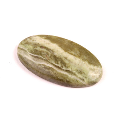 Kabošon Epidote Jasper č.1655 (42x23x7mm)