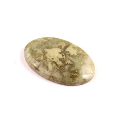 Kabošon Epidote Jasper č.1660 (36x22x6mm)