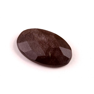 Kabošon Broušený Stříbrný Obsidián č.6724 (29x18x7mm)