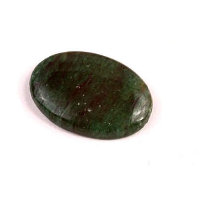 Kabošon Zelený Avanturín č.7534 (30x21x5mm)