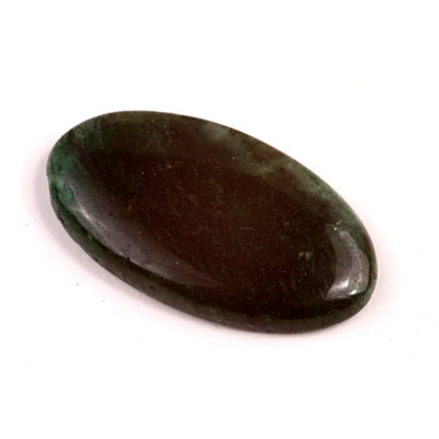 Kabošon Zelený Avanturín č.7541 (38x22x5mm)