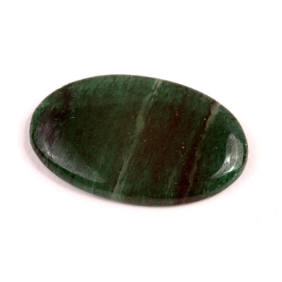 Kabošon Zelený Avanturín č.7549 (37x24x5mm)