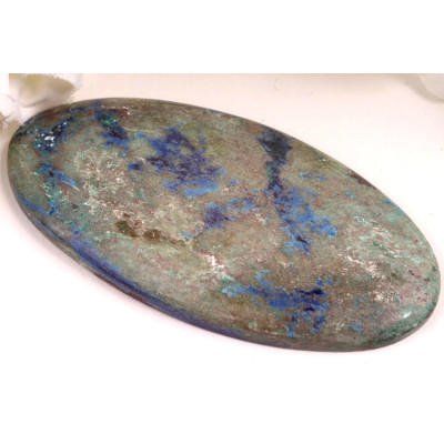 Kabošon Azurite č.7599 (60x30x5mm)