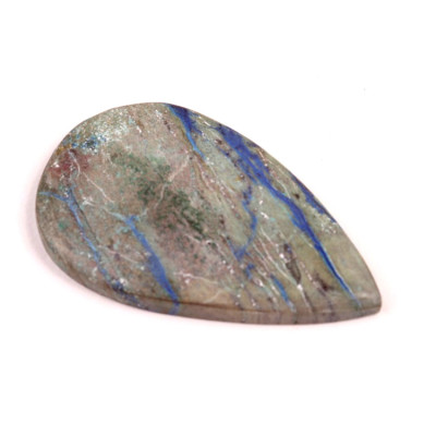 Kabošon Azurite č.7604 (43x26x5mm)