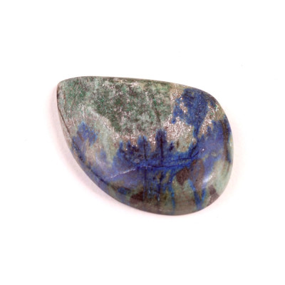 Kabošon Azurite č.7608 (37x26x6mm)