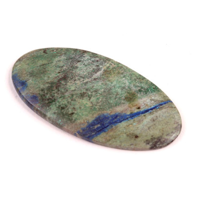 Kabošon Azurite č.7609 (47x24x4mm)