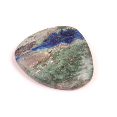 Kabošon Azurite č.7612 (35x30x6mm)