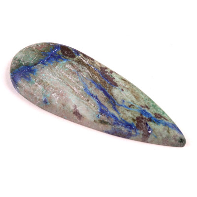 Kabošon Azurite č.7614 (50x18x6mm)