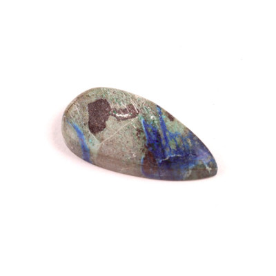 Kabošon Azurite č.7616 (30x15x6mm)