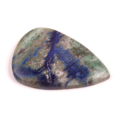 Kabošon Azurite č.7617 (42x28x5mm)