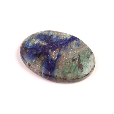 Kabošon Azurite č.7621 (34x24x6mm)