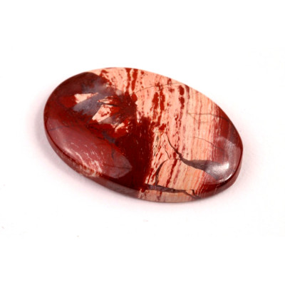 Kabošon Red Snakeskin Jasper č.7646 (34x22x6mm)