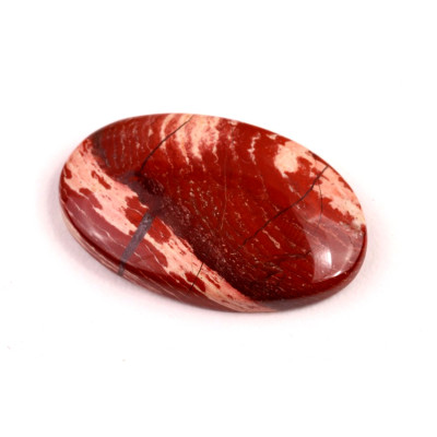 Kabošon Red Snakeskin Jasper č.7648 (34x21x6mm)