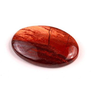 Kabošon Red Snakeskin Jasper č.7655 (34x21x6mm)