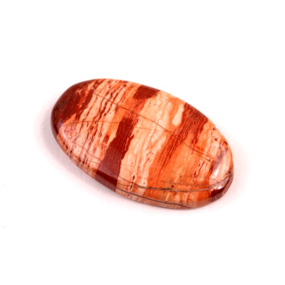 Kabošon Red Snakeskin Jasper č.7656 (32x19x5mm)