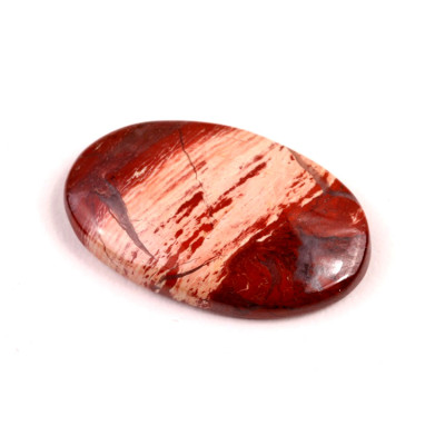 Kabošon Red Snakeskin Jasper č.7660 (33x20x6mm)