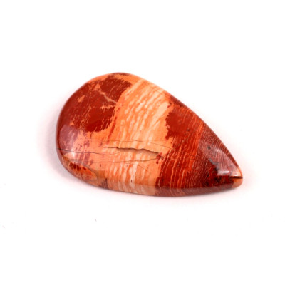 Kabošon Red Snakeskin Jasper č.7661 (32x20x6mm)