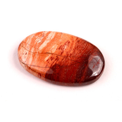 Kabošon Red Snakeskin Jasper č.7663 (34x21x6mm)