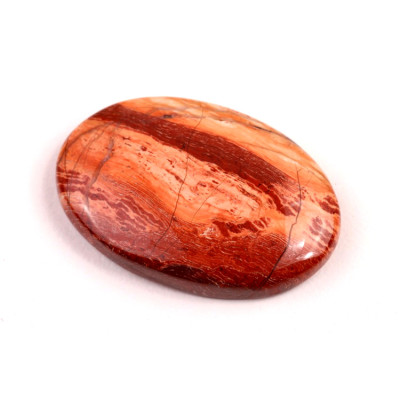 Kabošon Red Snakeskin Jasper č.7665 (34x23x7mm)