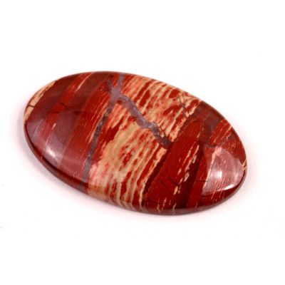 Kabošon Red Snakeskin Jasper č.7667 (38x24x5mm)