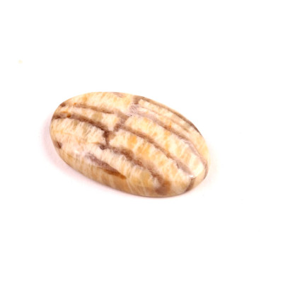 Vrtaný kabošon Grafický Foldspar č.V164 (31x19x6mm)