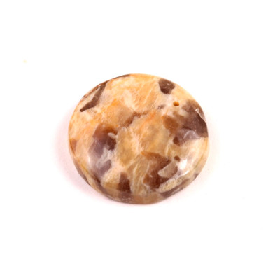 Vrtaný kabošon Grafický Foldspar č.V165 (26x7mm)