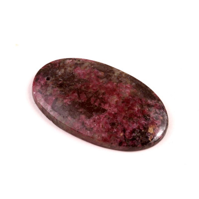 Vrtaný kabošon Eudialyte č.V175 (39x22x5mm)