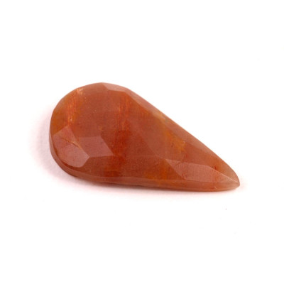 Kabošon Broušený Sunstone č.7770 (36x20x7mm)